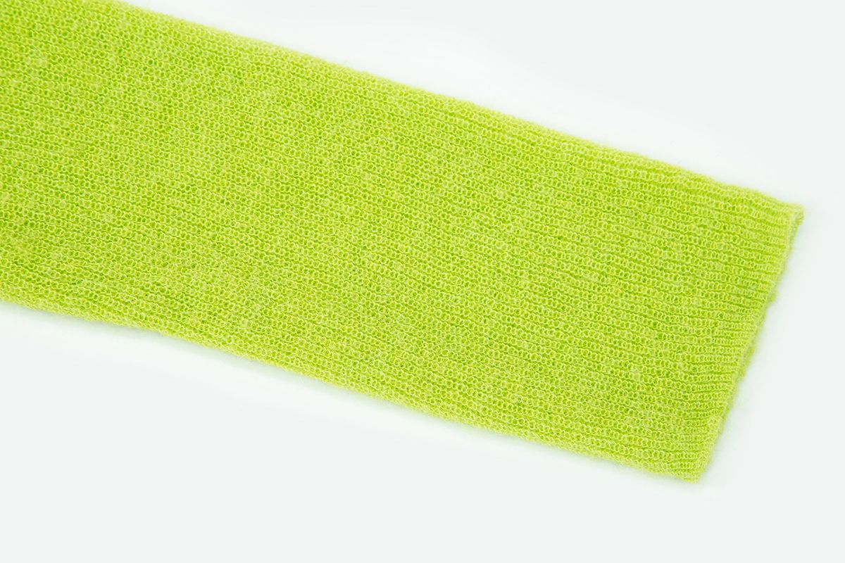 샐러드바구니(SALAD BAGUNI) Clip Mohair Cardigan_lime