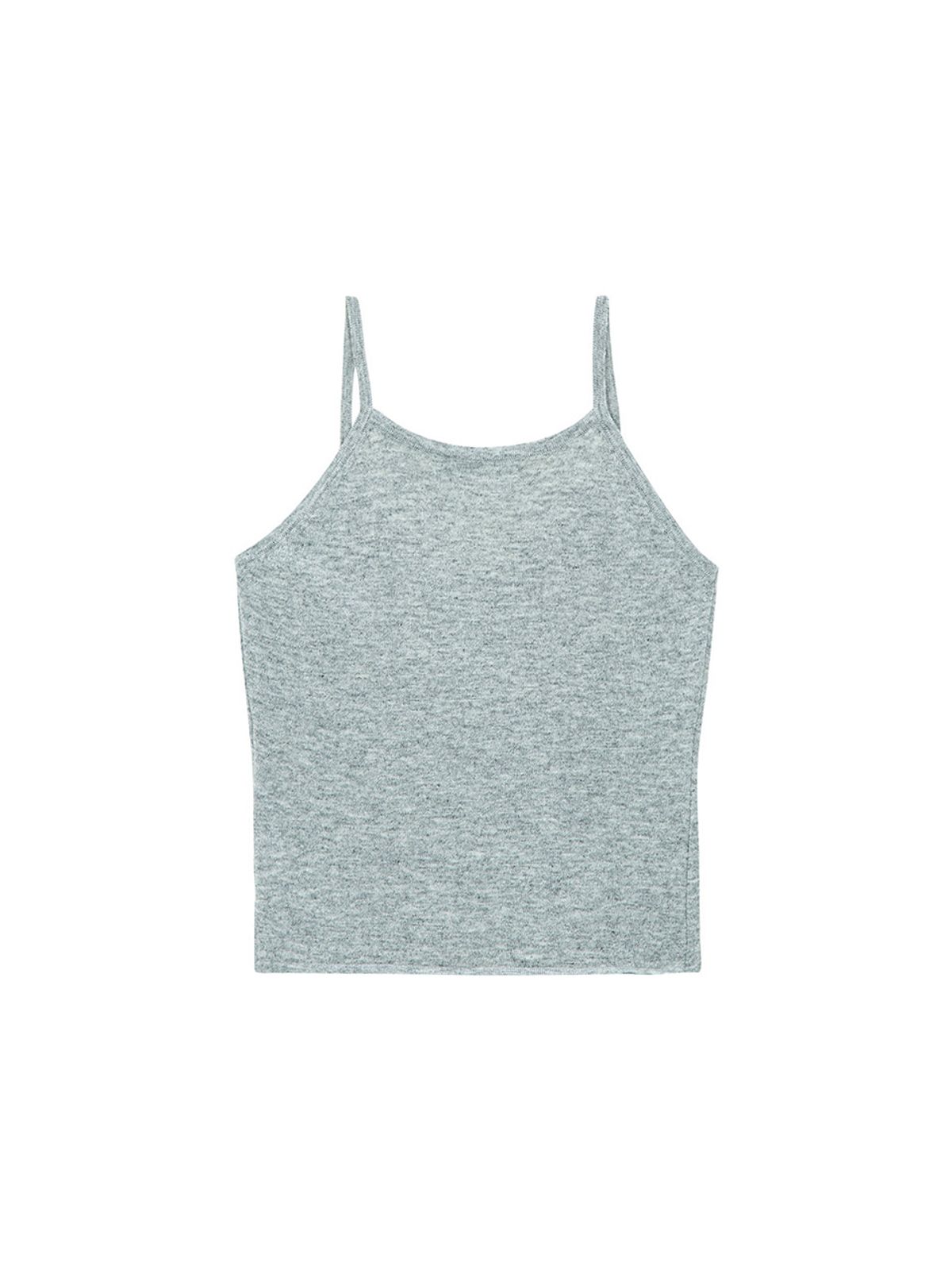 샐러드바구니(SALAD BAGUNI) V-Neck Strap Top_gray