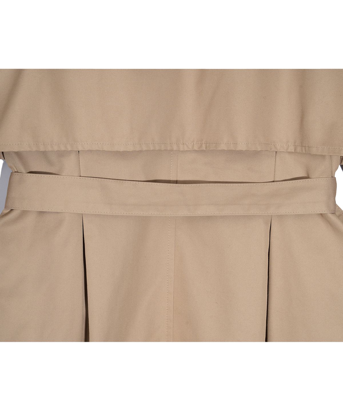 하드코어 해피니스(HARDCORE HAPPINESS) 해피니스 버튼 하프 트렌치코트_베이지