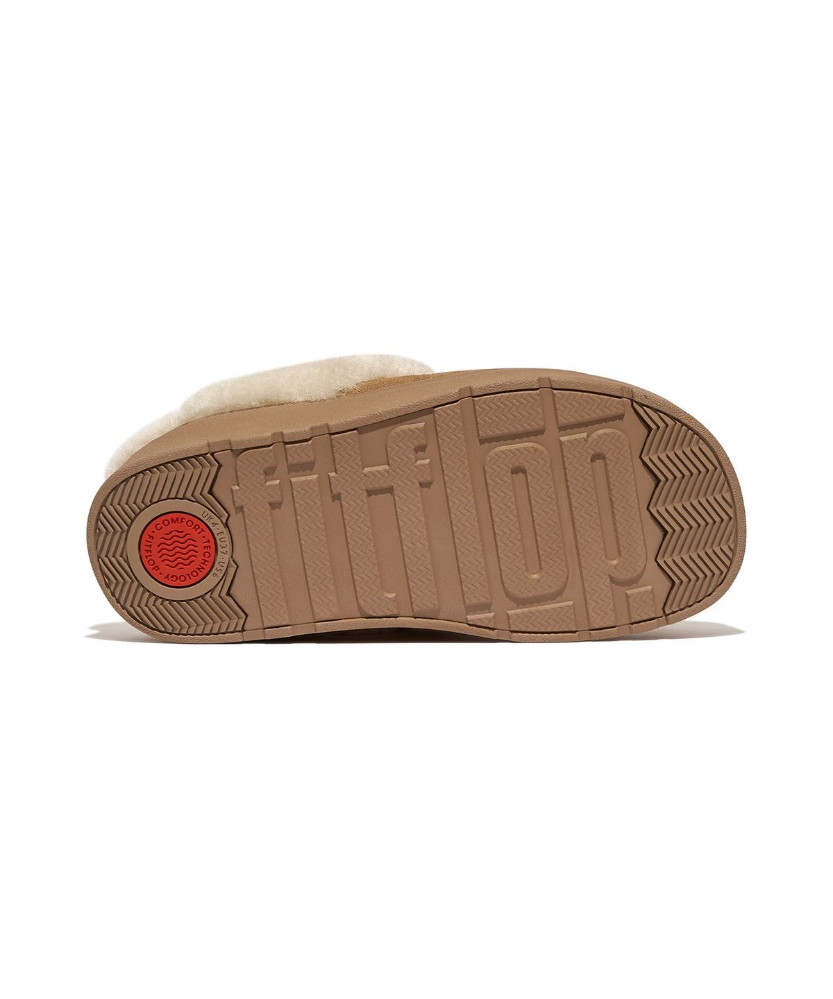 핏플랍(FITFLOP) 젠-FF 시어링 스웨이드 어그 슬리퍼 Desert Tan