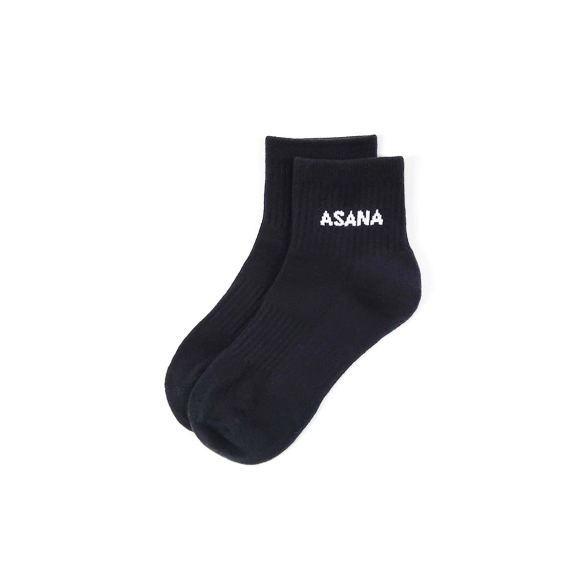 아사나(ASANA) 쿼터 파일 남자 쿠션 삭스 러닝 스포츠 양말