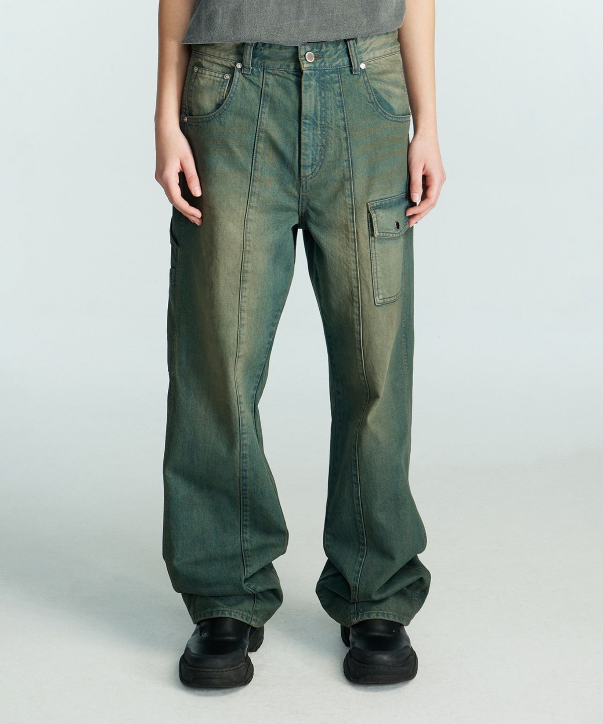 록히드마틴(LOCKHEED MARTIN) LM SEMI WIDE DENIM (INDIGO)