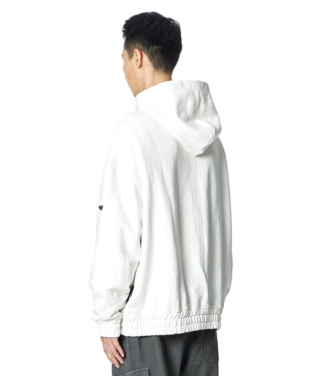록히드마틴(LOCKHEED MARTIN) Embossed shoulders Hoodie (WHITE)