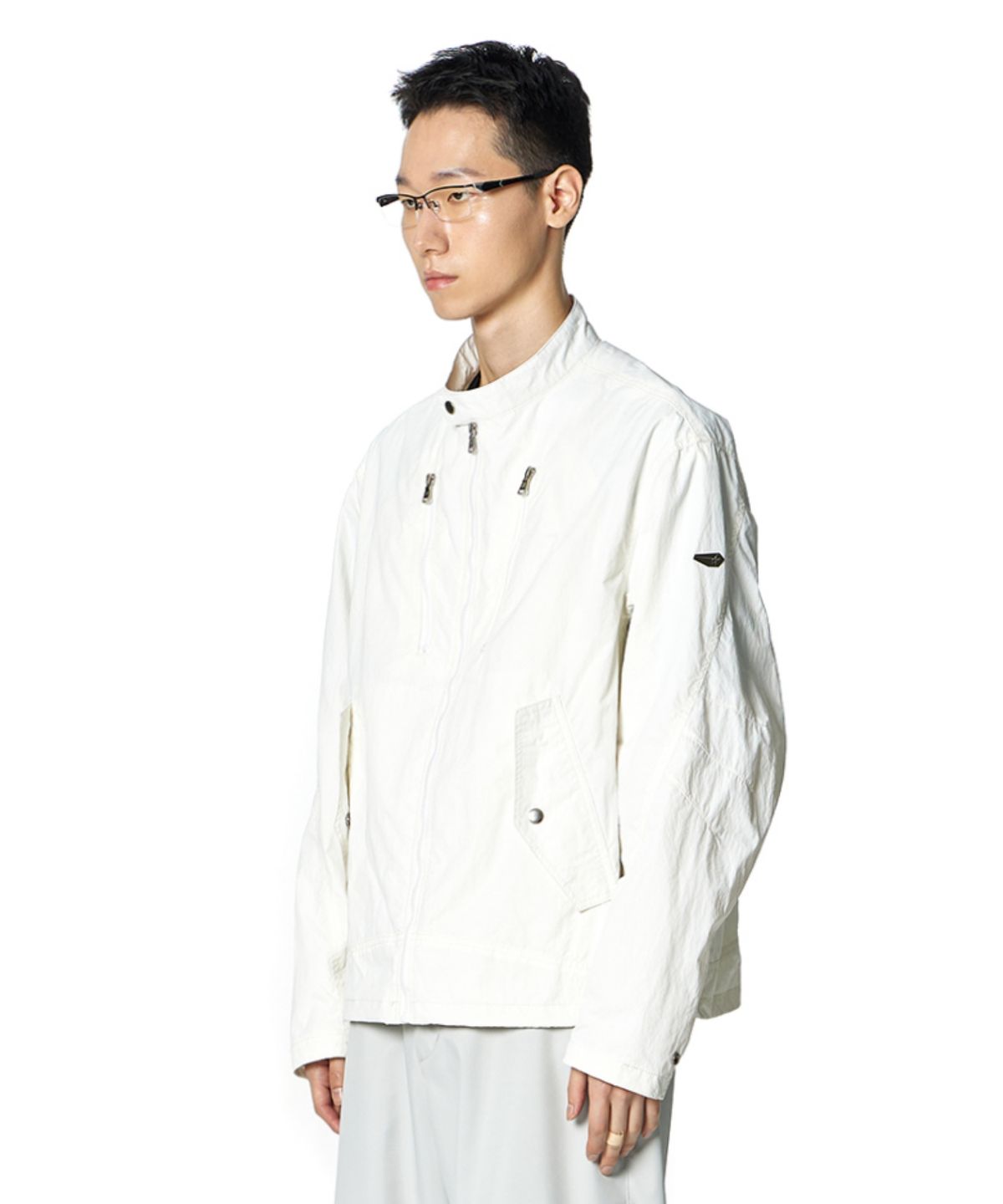 록히드마틴(LOCKHEED MARTIN) Luster Short Jacket (IVORY)