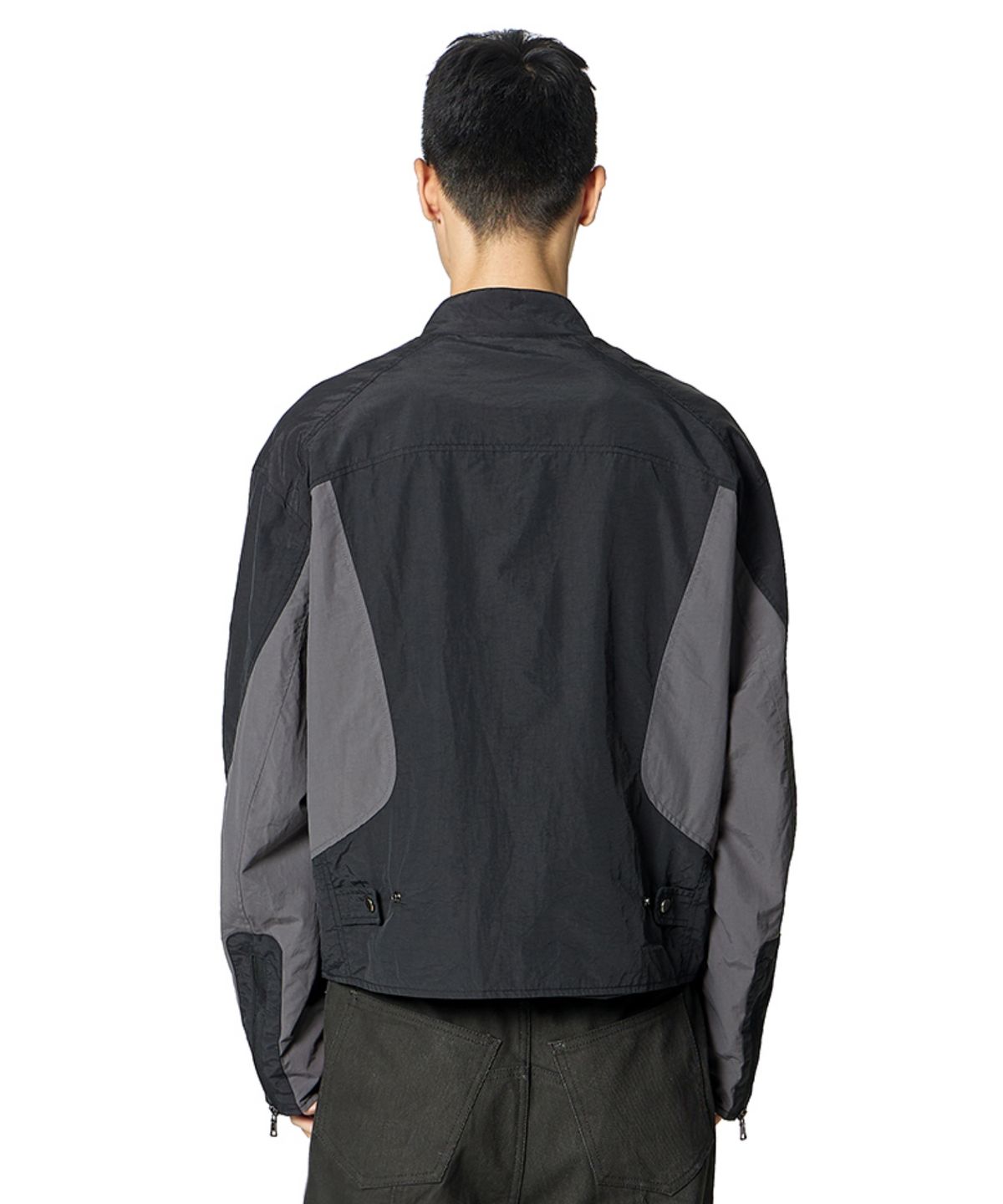 록히드마틴(LOCKHEED MARTIN) Color Scheme Biker Jacket (BLACK)