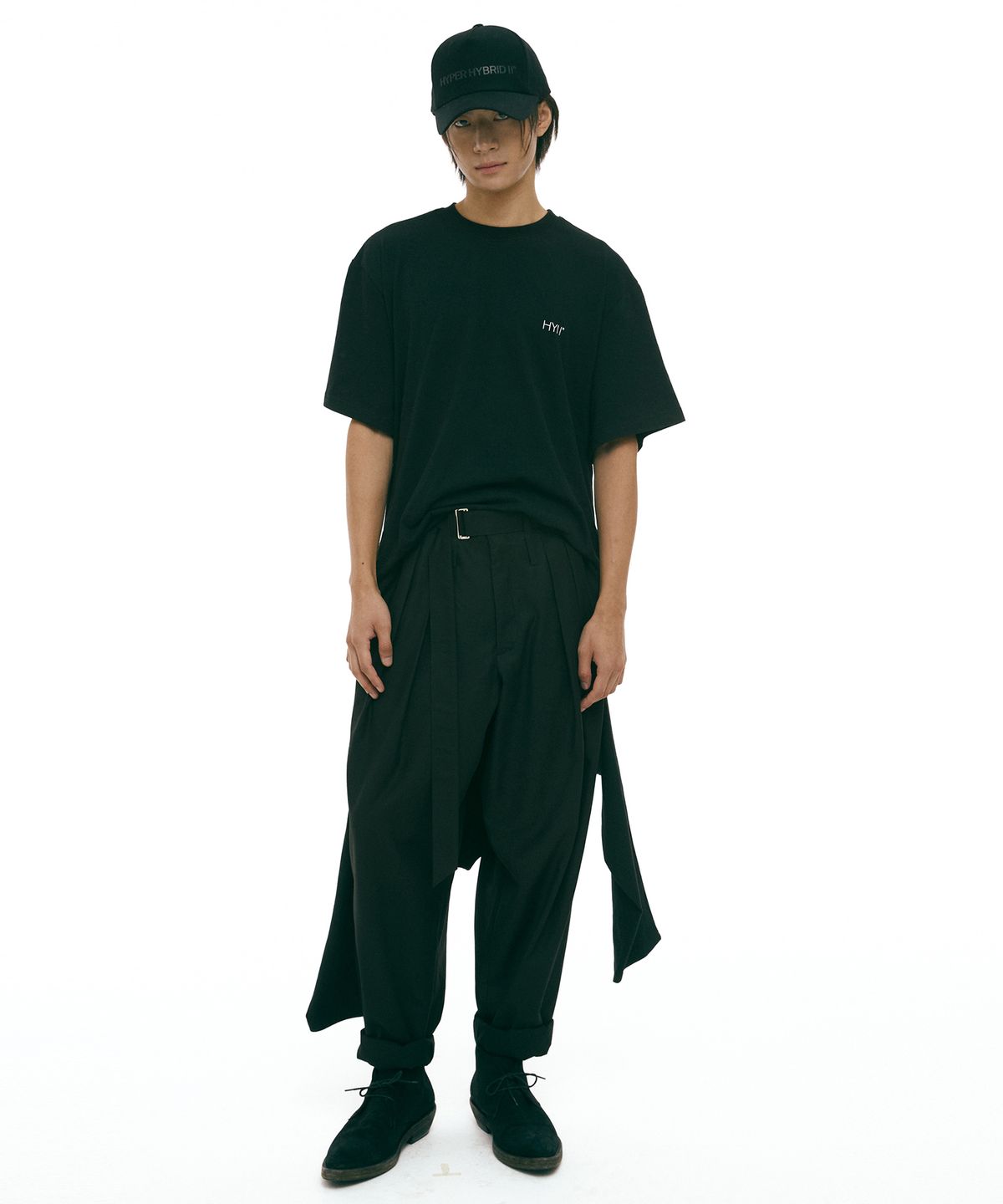하이투(HYIIⁿ) 투웨이 하이브리드 티셔츠 [블랙]
