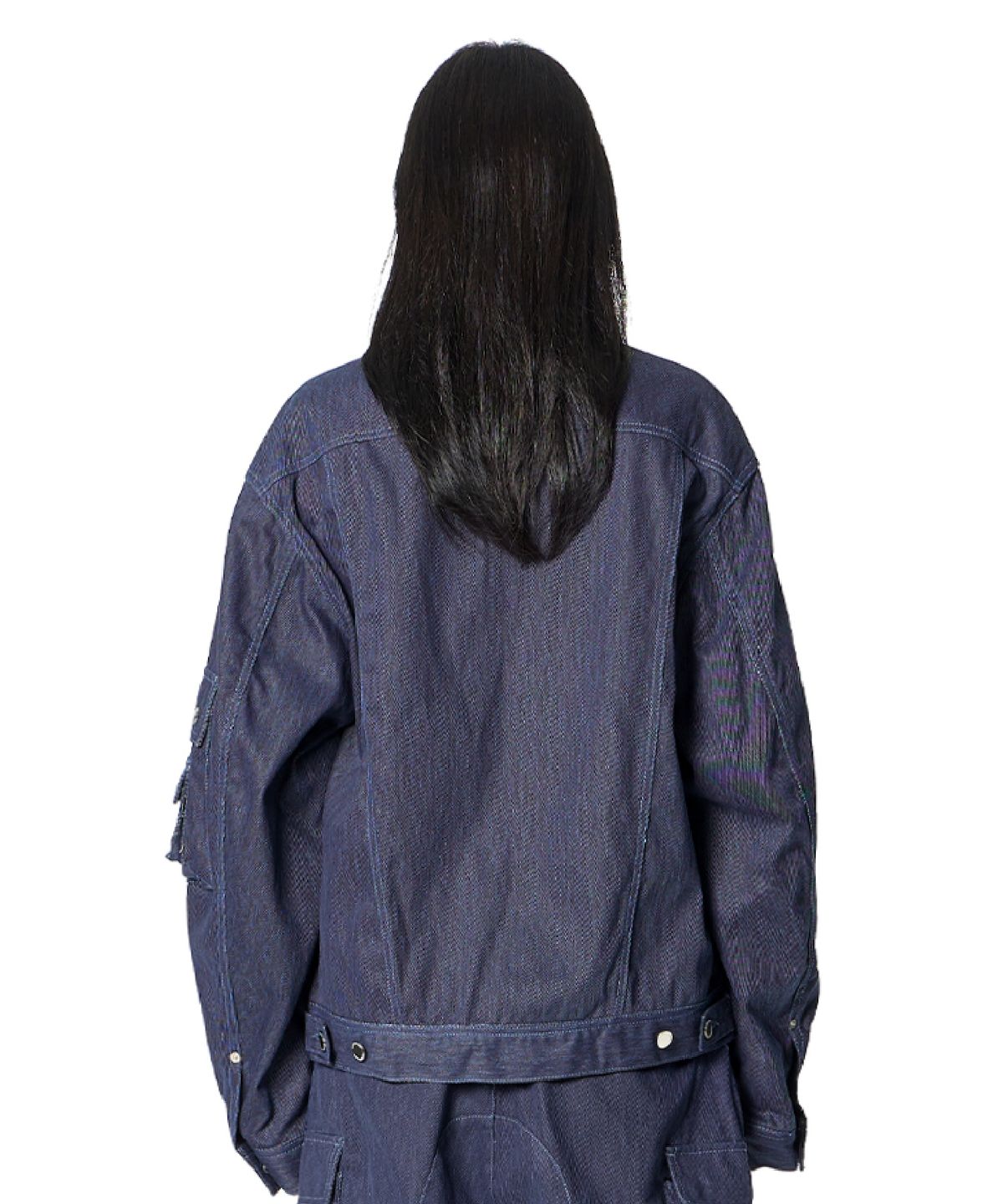 록히드마틴(LOCKHEED MARTIN) Pocket Point Trucker Jacket (BLUE)