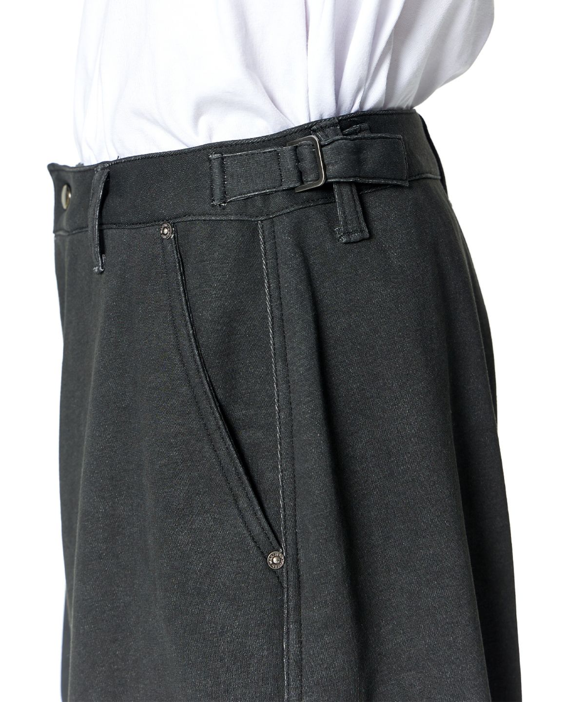 록히드마틴(LOCKHEED MARTIN) Side Big Pocket Cargo Pants (WASHED BLACK)