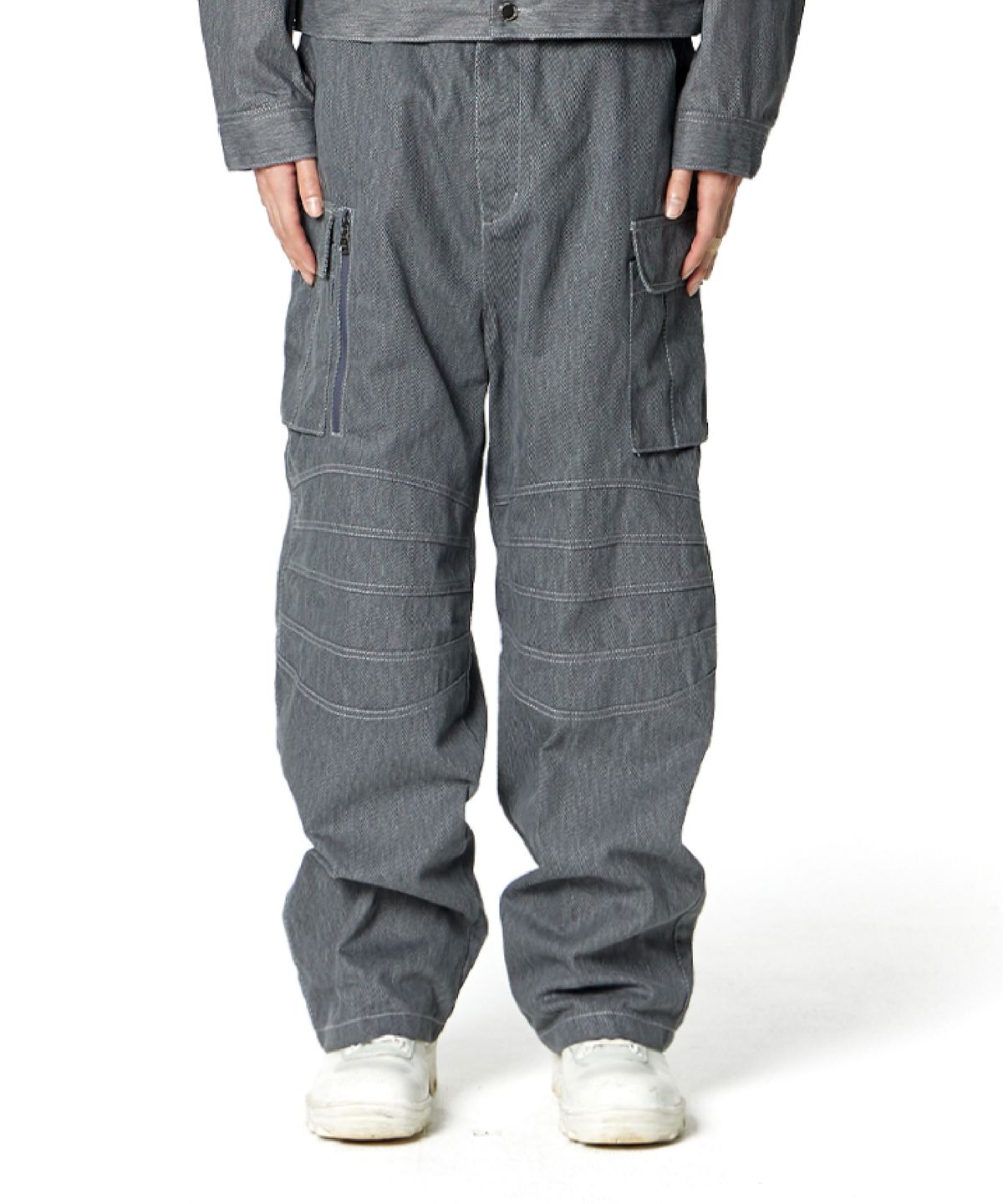 록히드마틴(LOCKHEED MARTIN) Round Knee Cargo Pants (GREY)