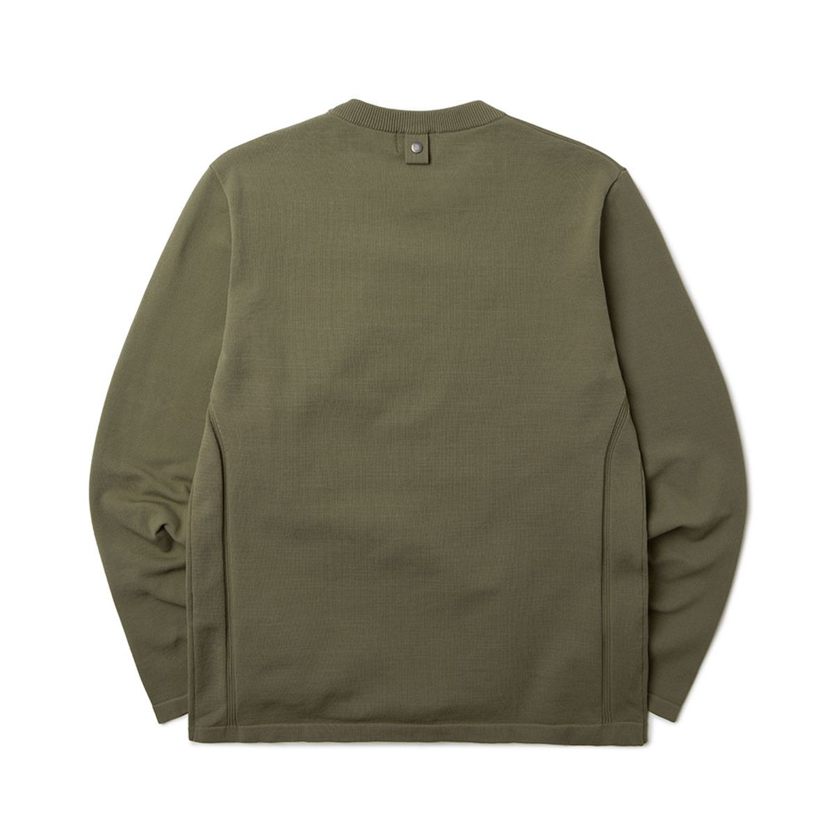 브롬톤 런던(BROMPTON LONDON) COMMUTER MESH POCKET ROUND SWEATER - OLIVE (P233MKT110)