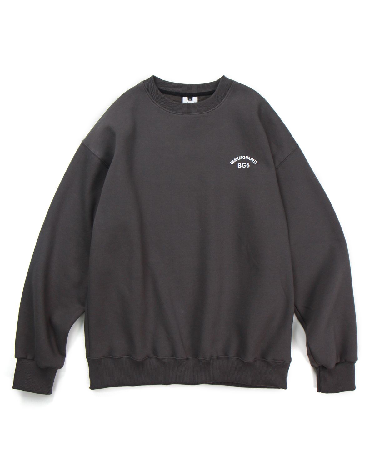 앱놀머씽(ABNORMALTHING) BGS23 CREWNECK (CHARCOAL)