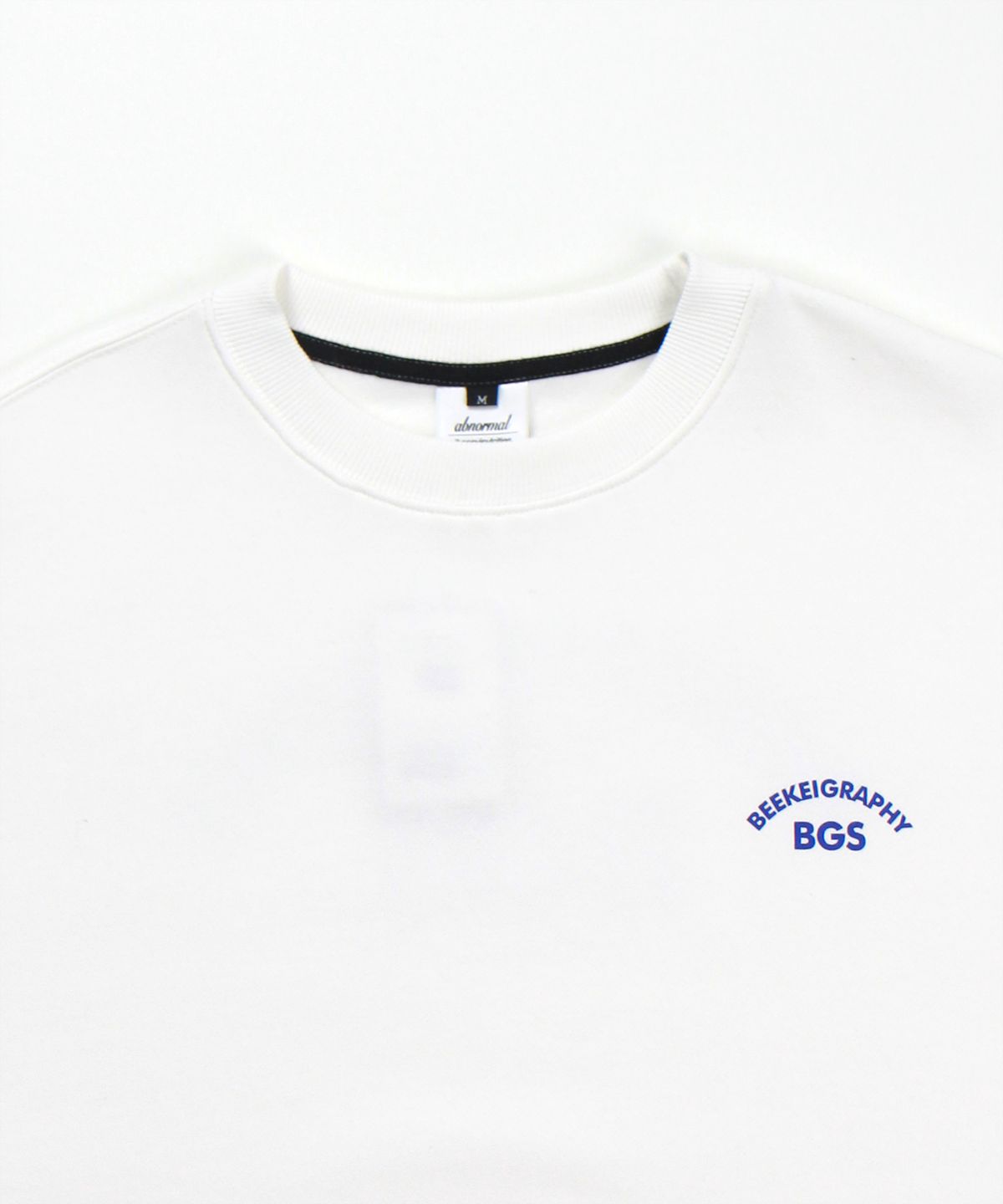 앱놀머씽(ABNORMALTHING) BGS23 CREWNECK (WHITE)