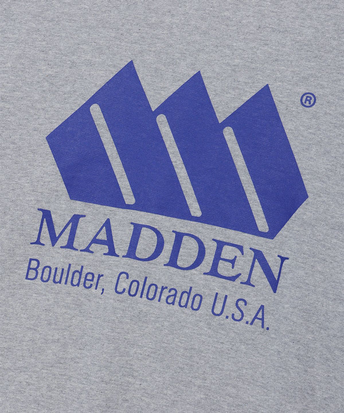 매든(MADDEN) Basic Logo Sweatshirts Melange Grey