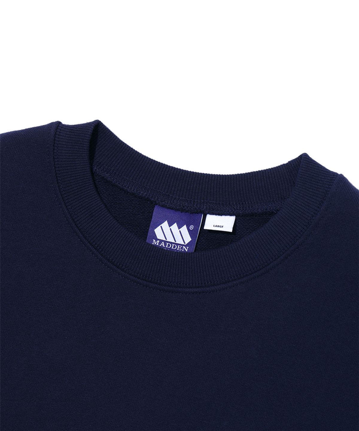 매든(MADDEN) Basic Logo Sweatshirts Navy