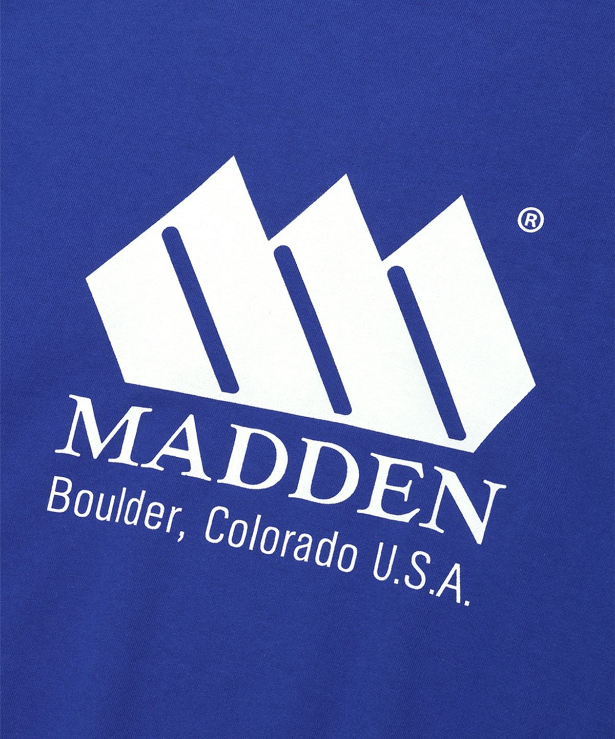 매든(MADDEN) Basic Logo Sweatshirts Royal Blue