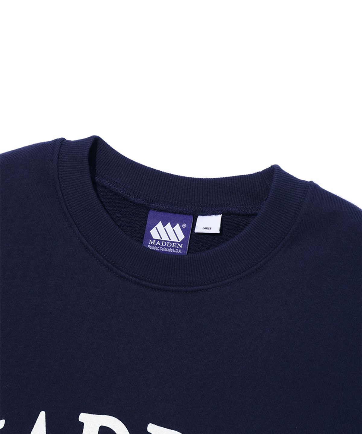매든(MADDEN) Arch Logo Sweatshirts Navy