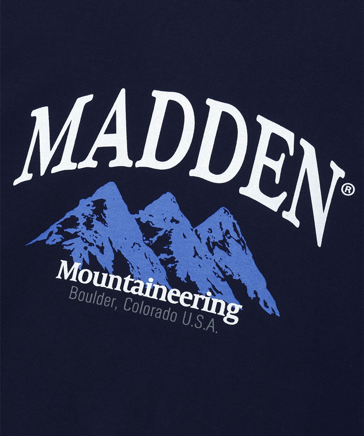 매든(MADDEN) Arch Logo Sweatshirts Navy