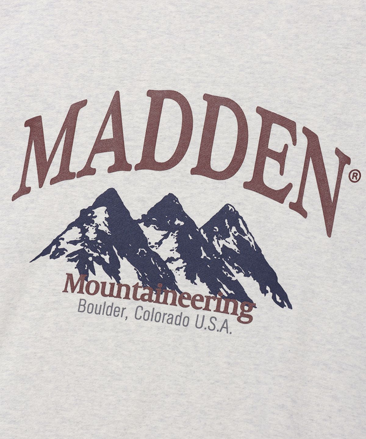 매든(MADDEN) Arch Logo Sweatshirts Oatmeal