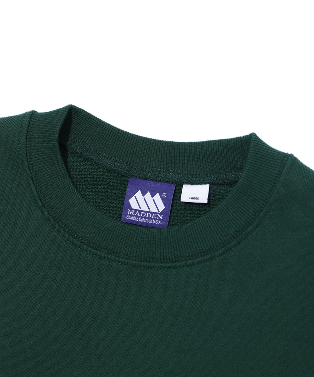 매든(MADDEN) Arch Logo Sweatshirts Dark Green