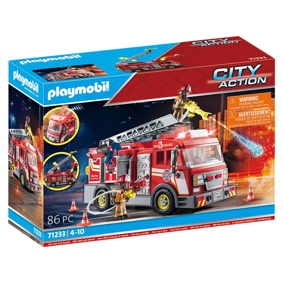 플레이모빌(PLAYMOBIL) 소방차(71233)