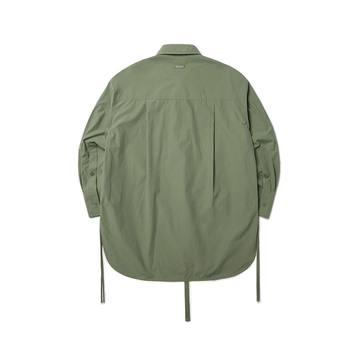브롬톤 런던(BROMPTON LONDON) W CUT OUT LONG SHIRT - KHAKI (P233WSH150)
