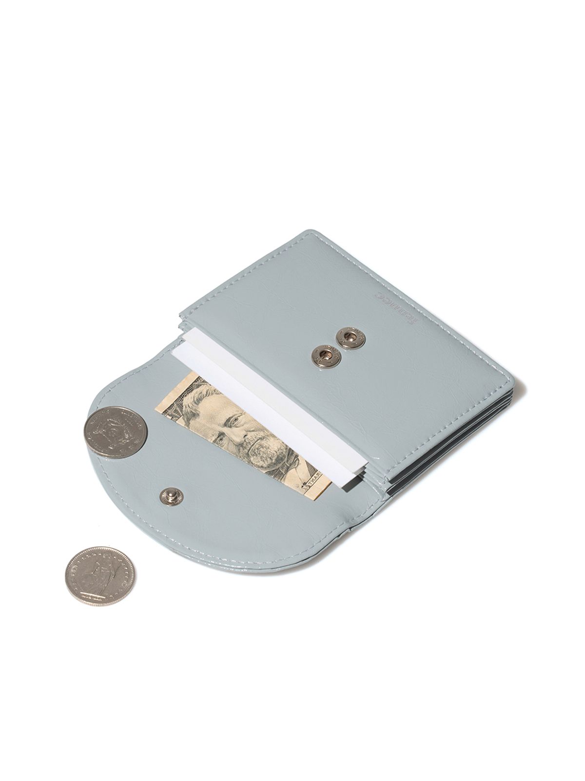 페넥(FENNEC) CRINKLE HALFMOON ACCORDION POCKET - MID GREY