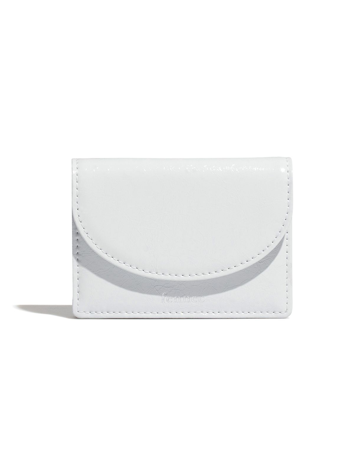 페넥(FENNEC) CRINKLE HALFMOON ACCORDION POCKET - LIGHT GREY