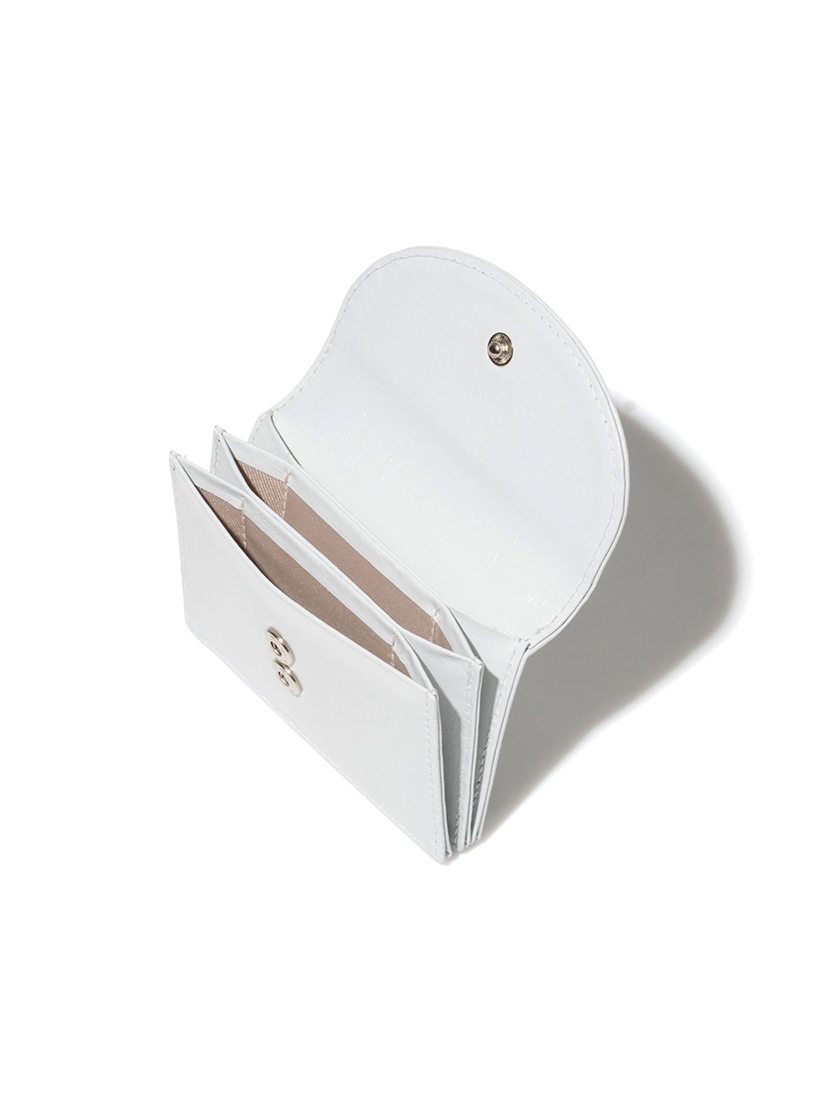 페넥(FENNEC) CRINKLE HALFMOON ACCORDION POCKET - LIGHT GREY