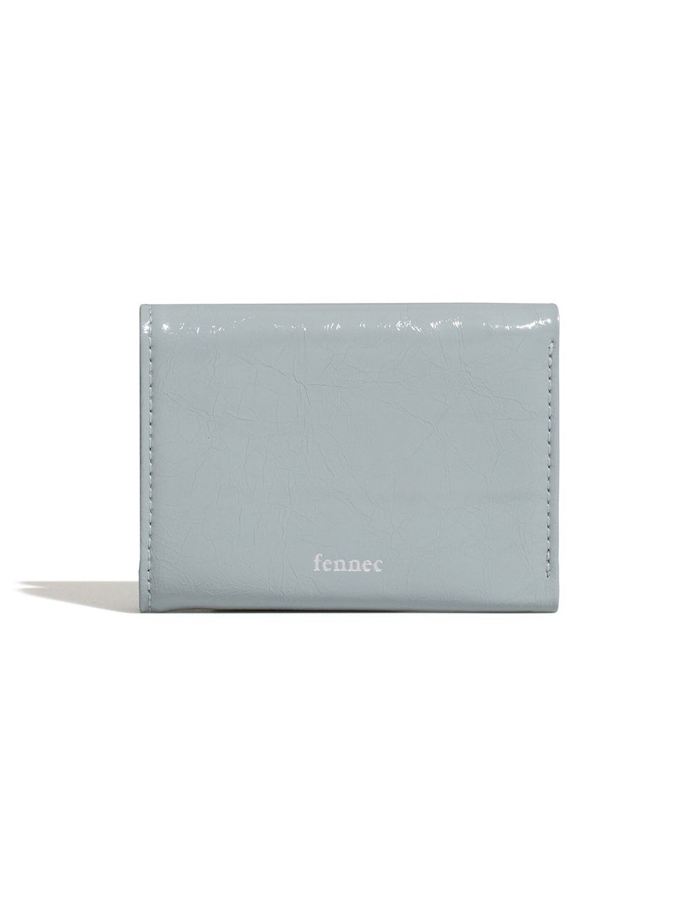 MUSINSA | fennec CRINKLE TRIANGLE TRIPLE WALLET - MID GREY