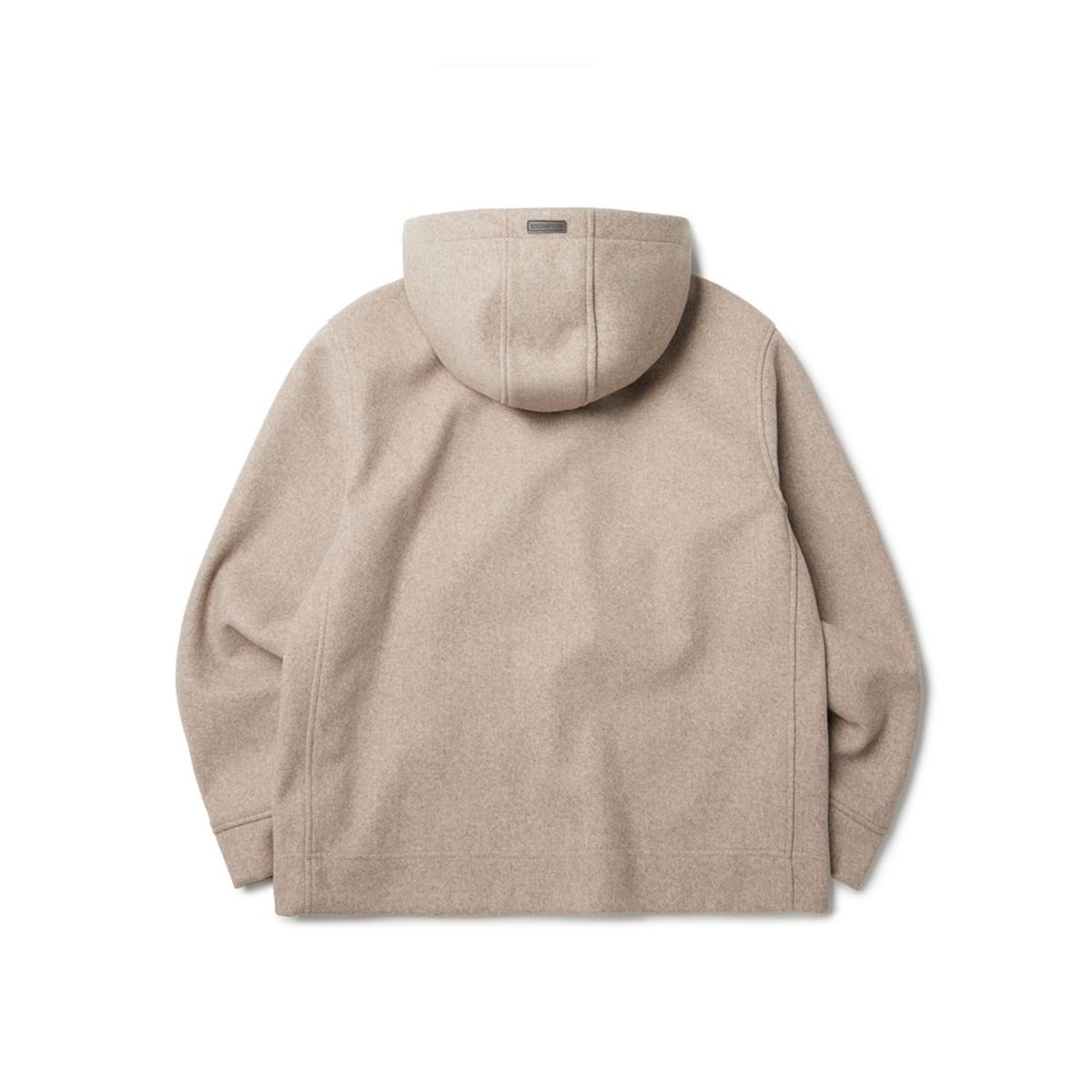 브롬톤 런던(BROMPTON LONDON) WOOL HALF ZIP HOODY - MOCHA (P233UTS236)