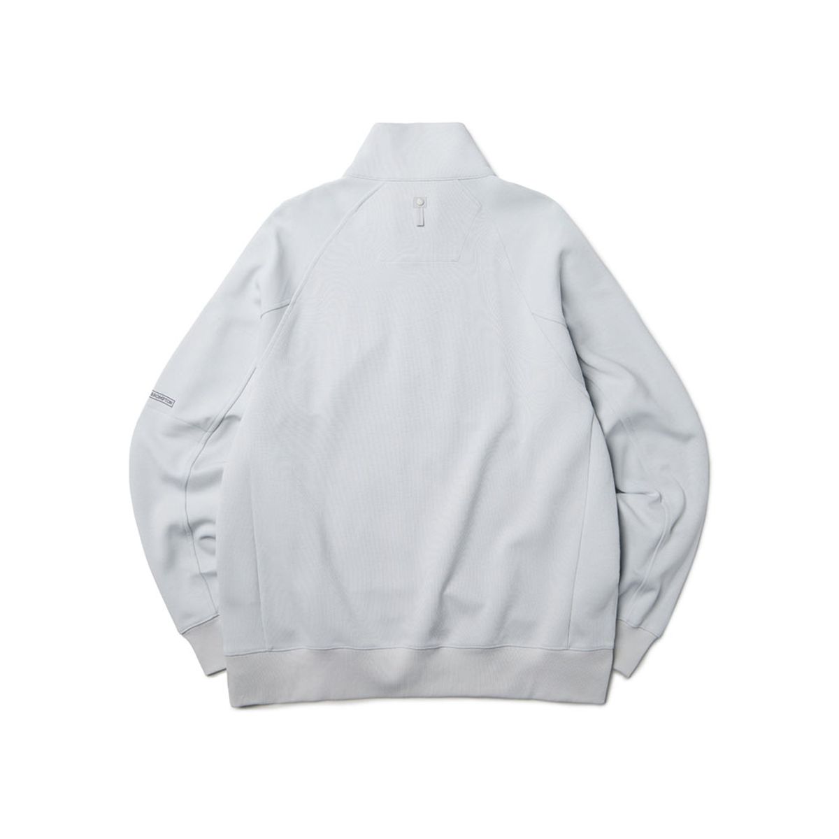브롬톤 런던(BROMPTON LONDON) HALF ZIP STAND COLLAR SWEATSHIRT - GREY (P233MTS112)