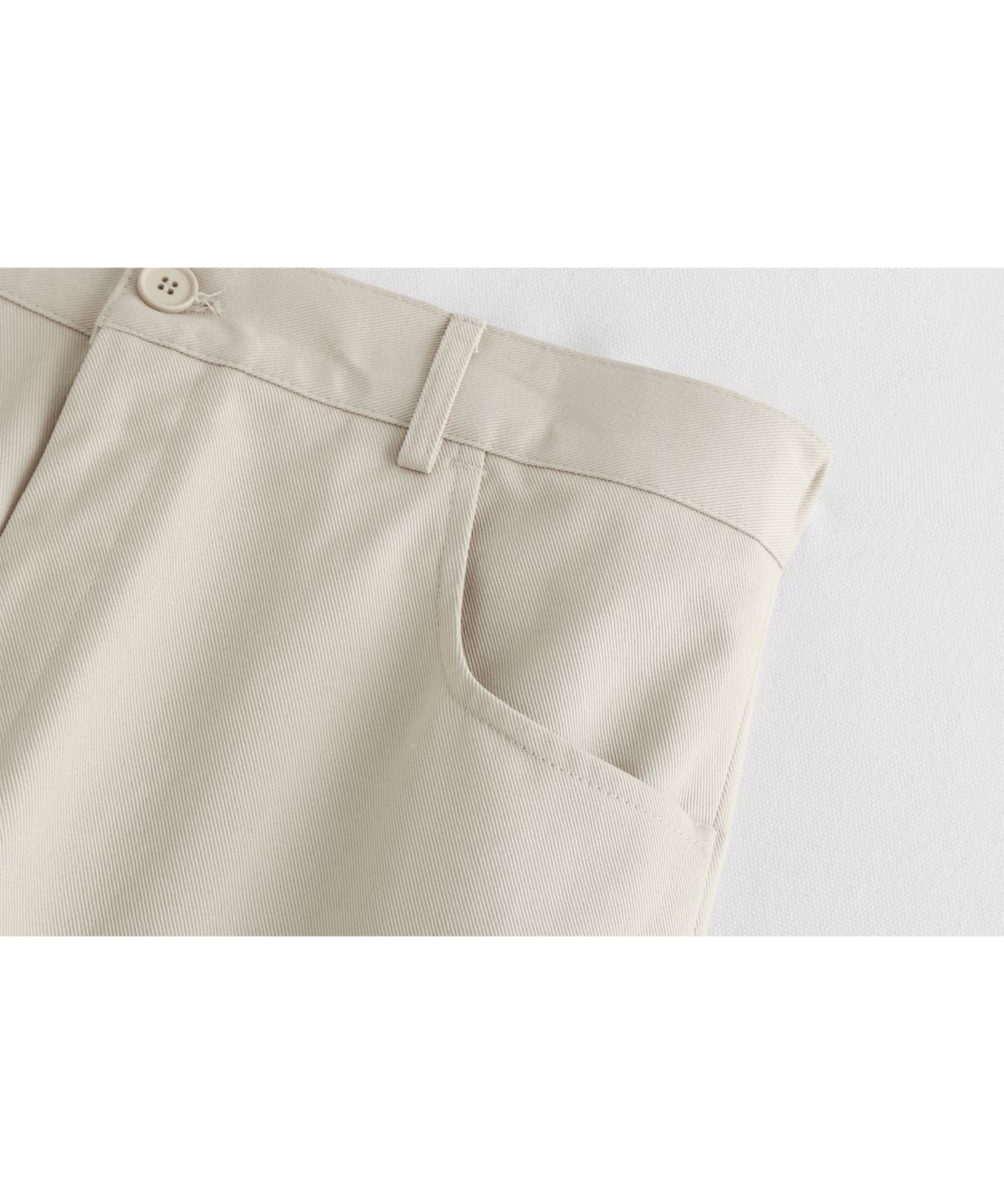 애쉬아워(ASHOUR) Dart Point Cotton Pants Cream
