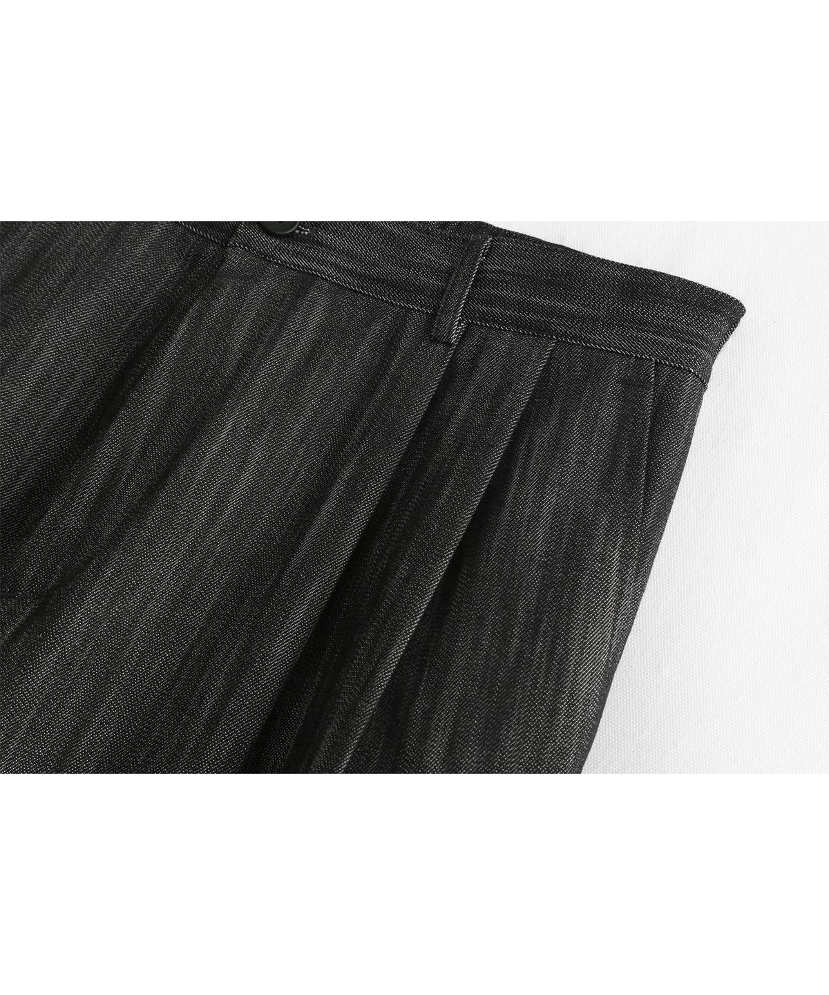 애쉬아워(ASHOUR) Fadeless Rainy Denim Pants Black