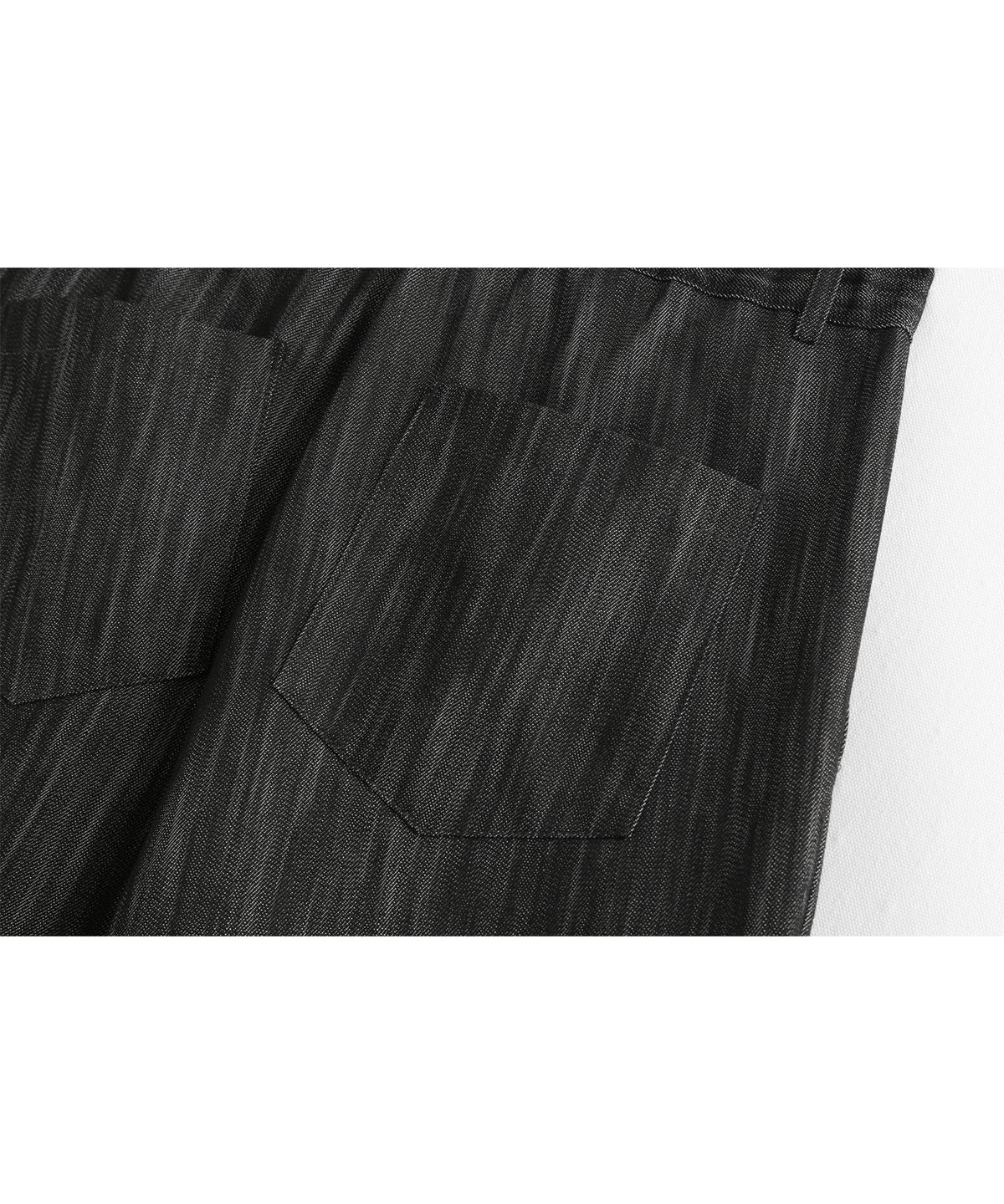 애쉬아워(ASHOUR) Fadeless Rainy Denim Pants Black
