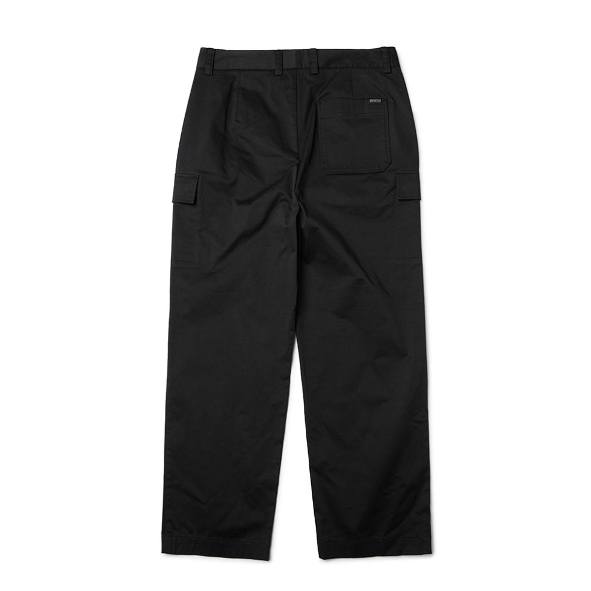 브롬톤 런던(BROMPTON LONDON) COTTON CARGO POCKET DETAIL TROUSERS - BLACK (P233MPT227)