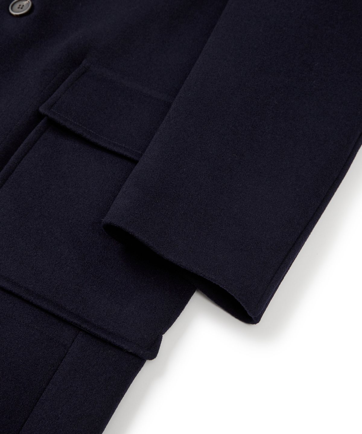 이에이(IEY) VOYAGE SINGLE COAT Navy