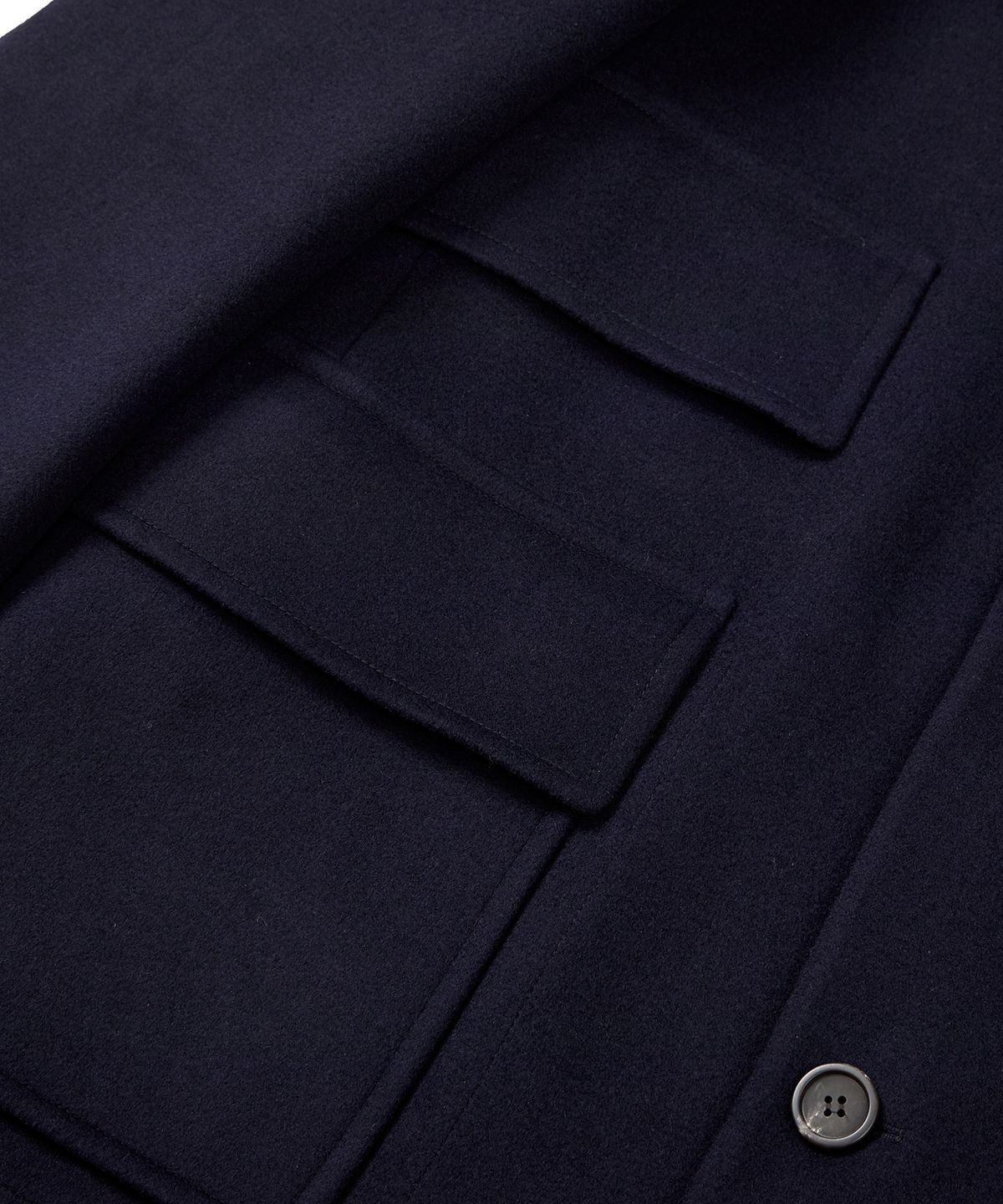 이에이(IEY) VOYAGE SINGLE COAT Navy