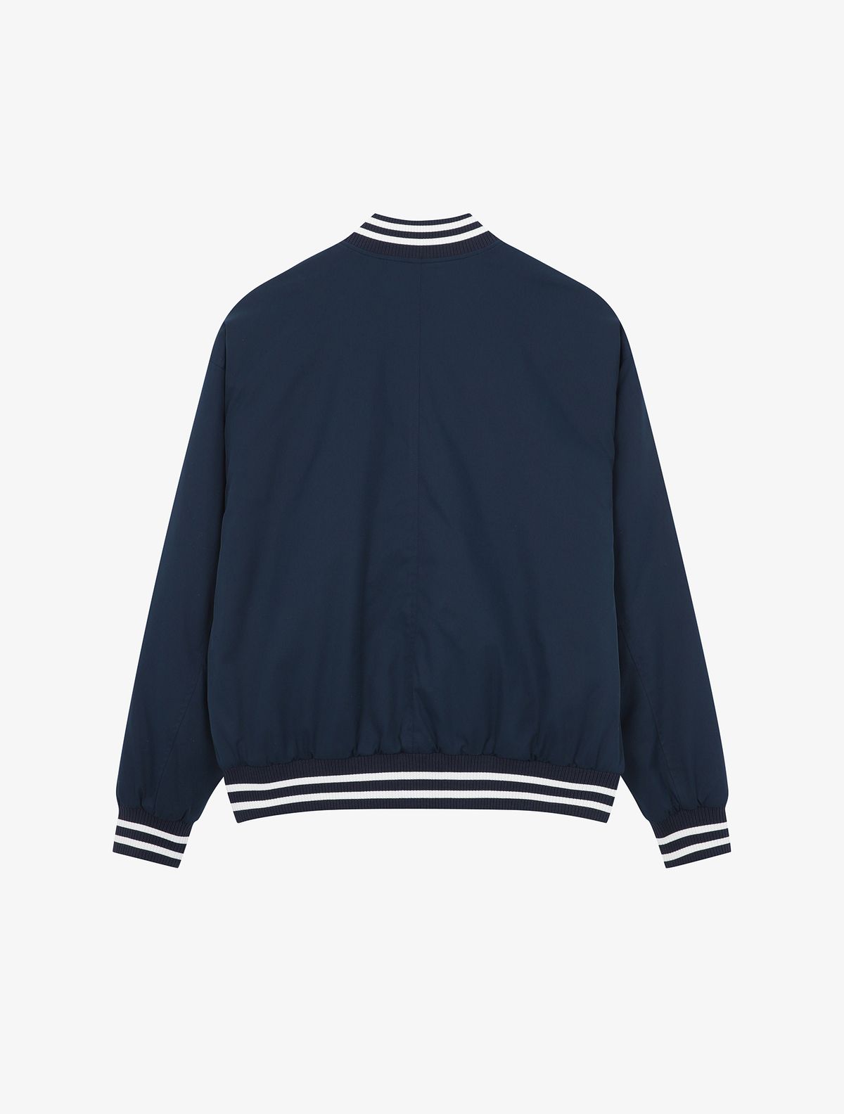 수프라(SUPRA) BAYC 우븐 오버핏 바시티 자켓(NAVY)