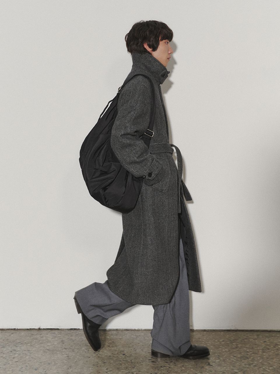 [Dunst] BELTED WOOL MAC COAT ☆送料込☆ MUSINSA公式 | DUNST UNISEX BELTED WOOL MAC COAT CHARCOAL