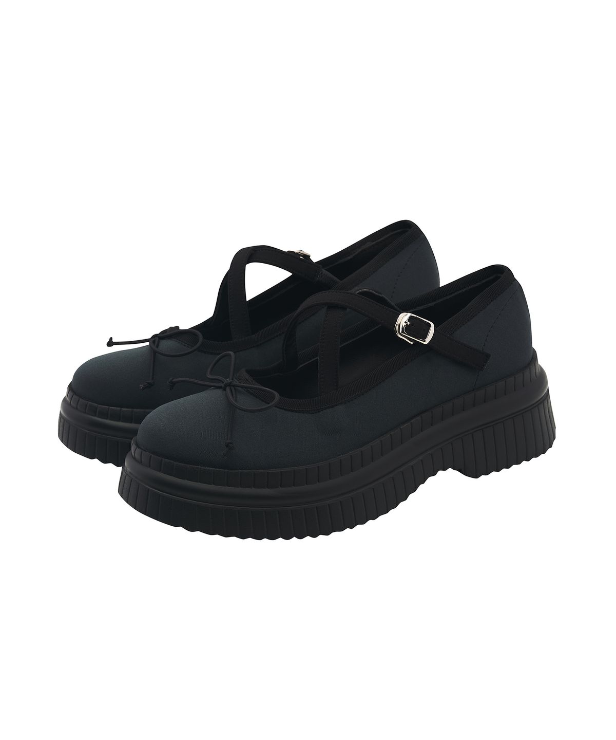 스퍼(SPUR) Charlie 리본 메리제인 플랫폼 로퍼 5cm -SA8006 (2color)