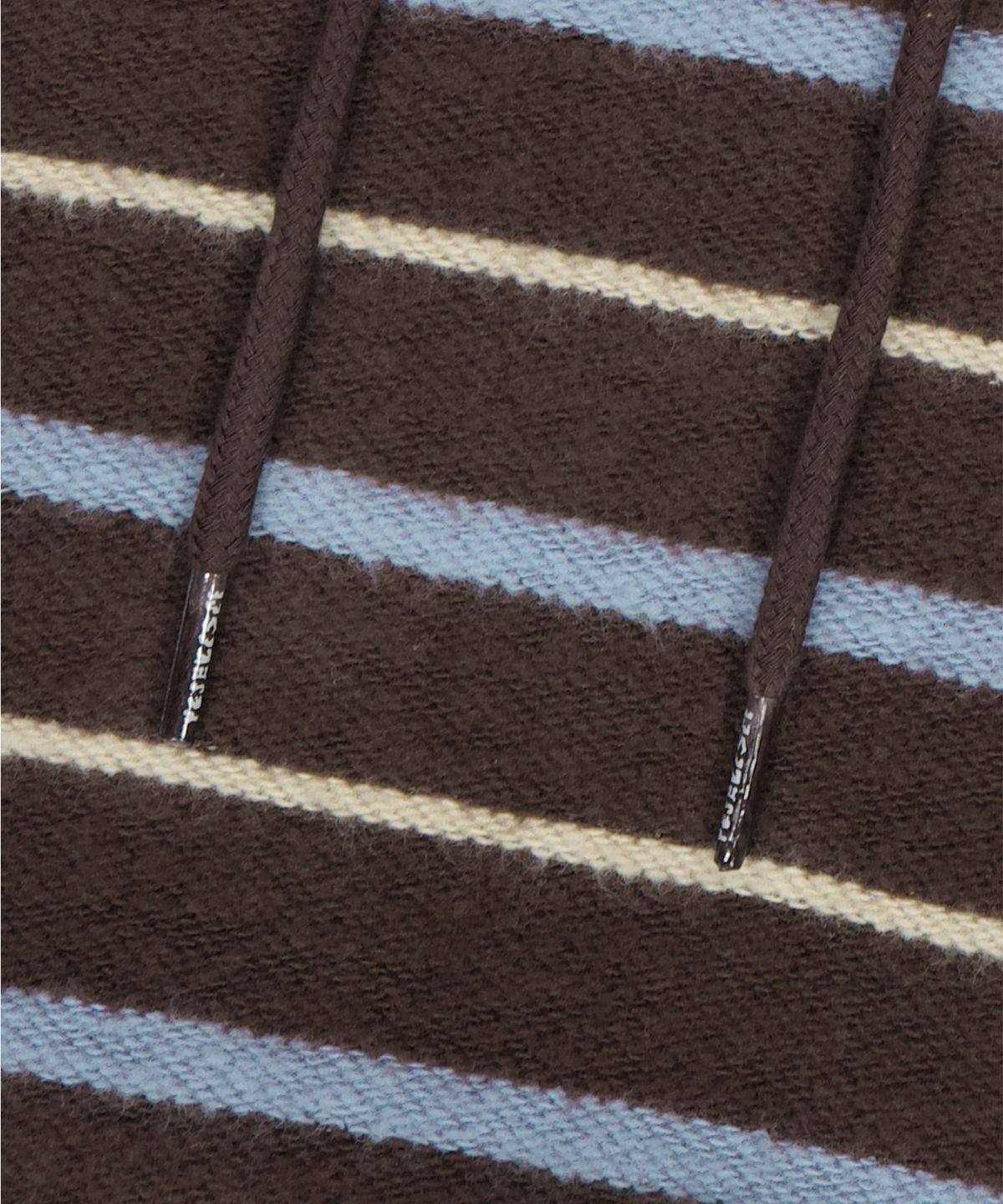 예스아이씨(YESEYESEE) Y.E.S Stripe Hoodie Brown