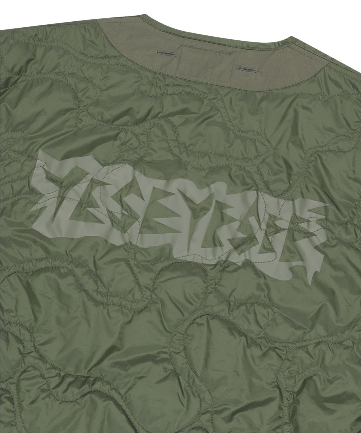 예스아이씨(YESEYESEE) Quilted Camo Liner Jacket Khaki