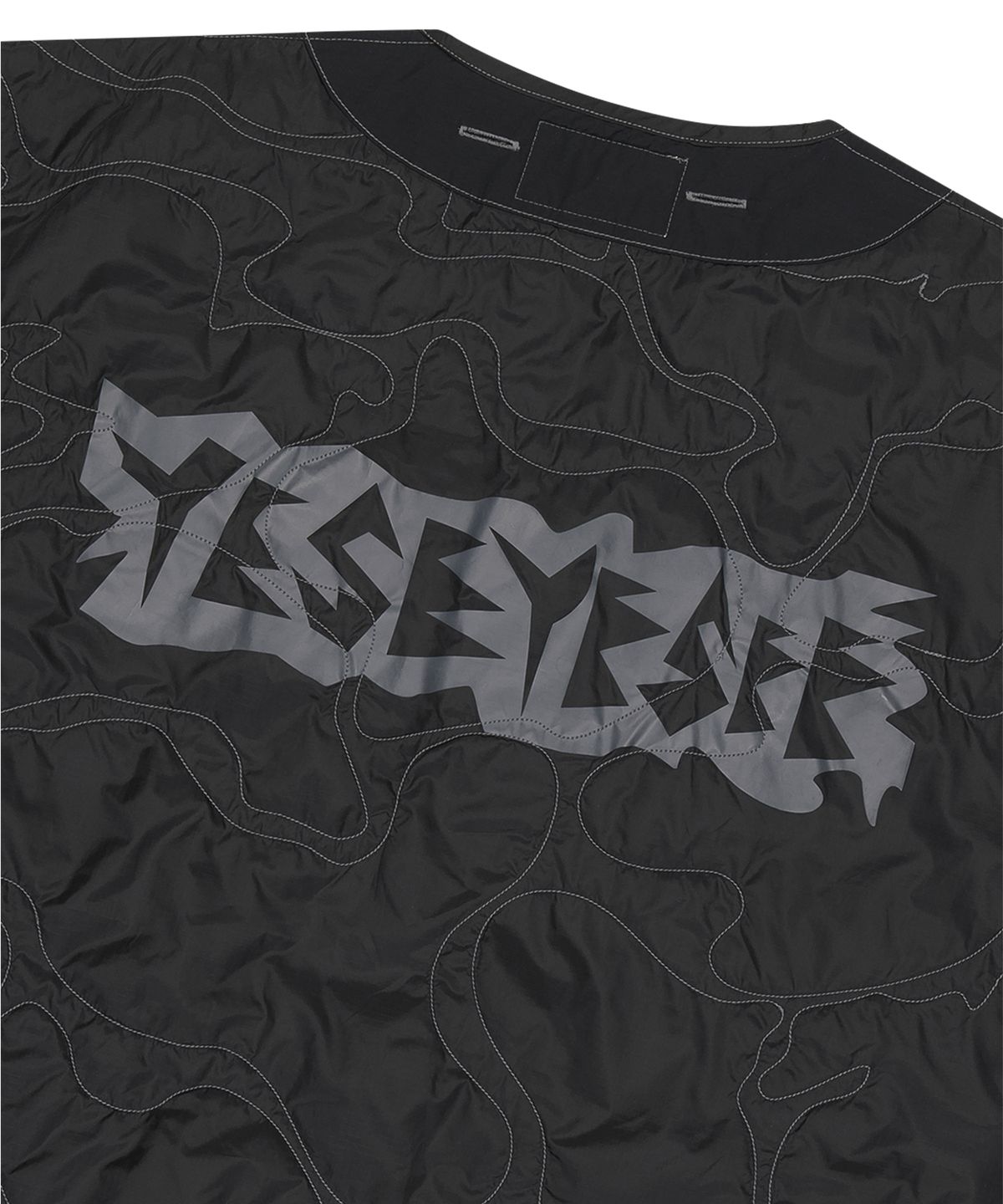 예스아이씨(YESEYESEE) Quilted Camo Liner Jacket Black