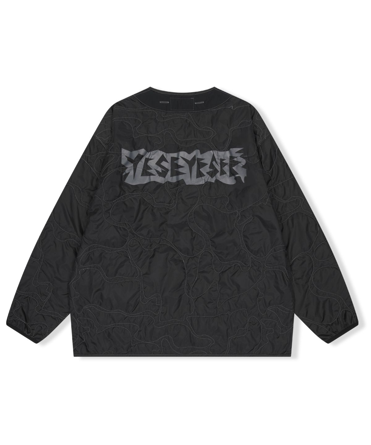예스아이씨(YESEYESEE) Quilted Camo Liner Jacket Black