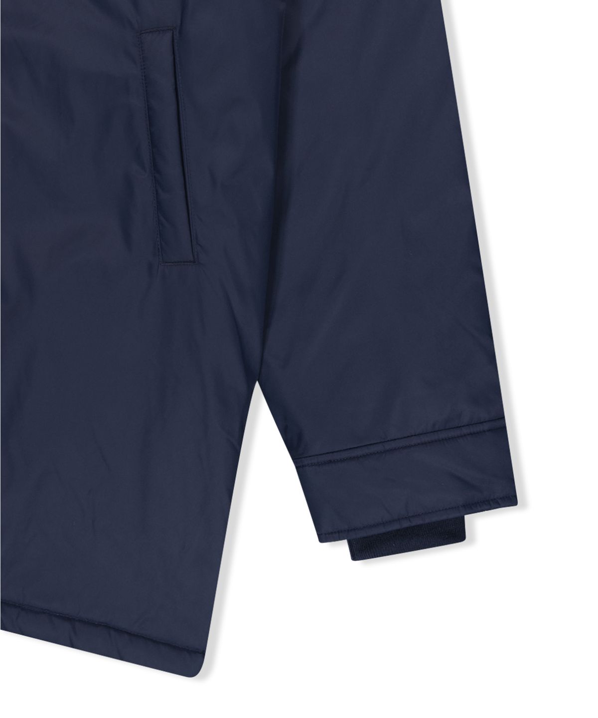 예스아이씨(YESEYESEE) Hairy Lining Long Parka Navy