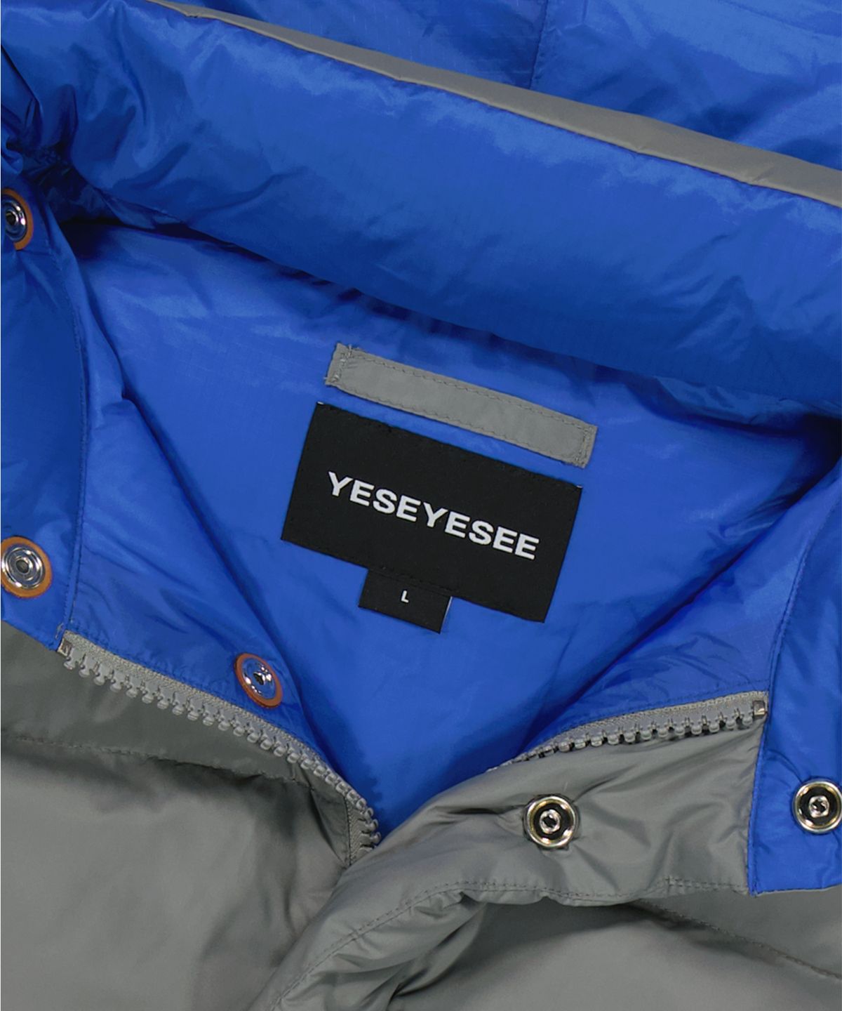 예스아이씨(YESEYESEE) Hooded Down Jacket Grey