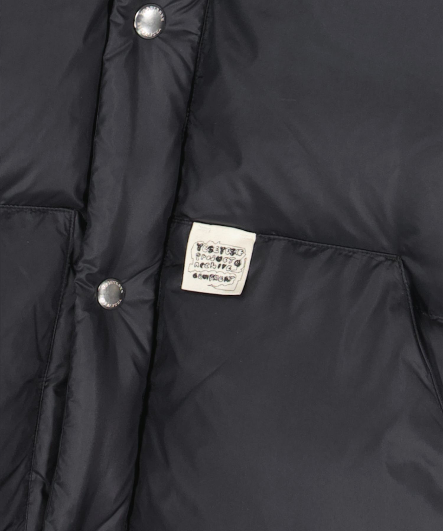 MUSINSA公式 | YESEYESEE Hooded Down Jacket Black