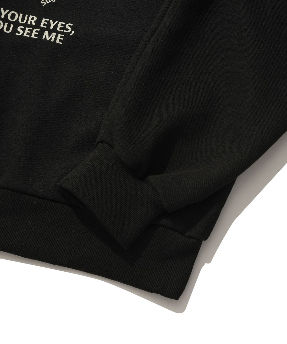 스웨이드(SUADE) BALLOON CAT CREWNECK [BLACK]