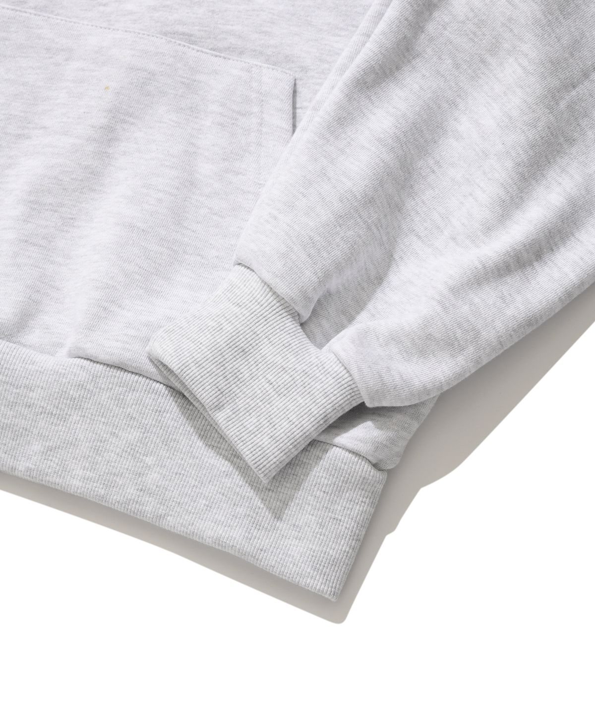 스웨이드(SUADE) BALLOON SUADE LOGO HOODIE [MELANGE GRAY]