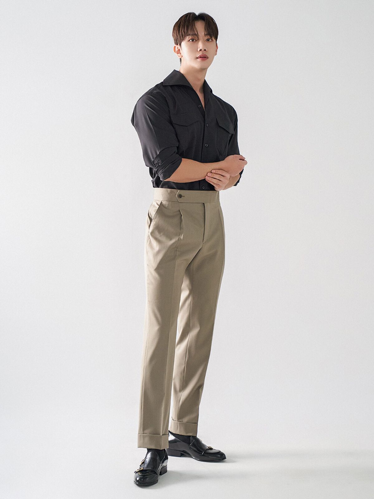 올클래식(ALLCLASSIC) Italian one-piece Shirts Black / ALCSH002